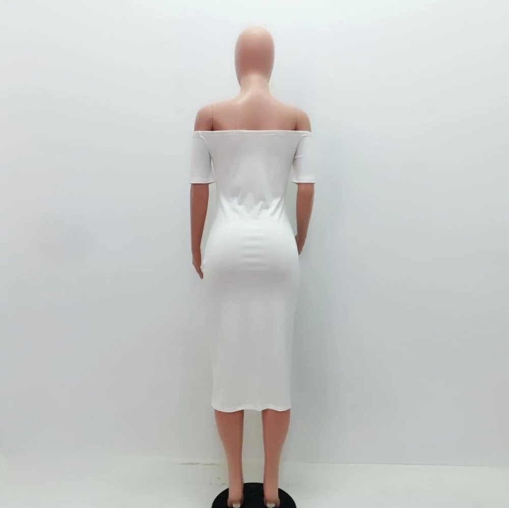 RESTOCKED - New XL NYC Casual Off-Shoulder Dress - Picture 5 of 6